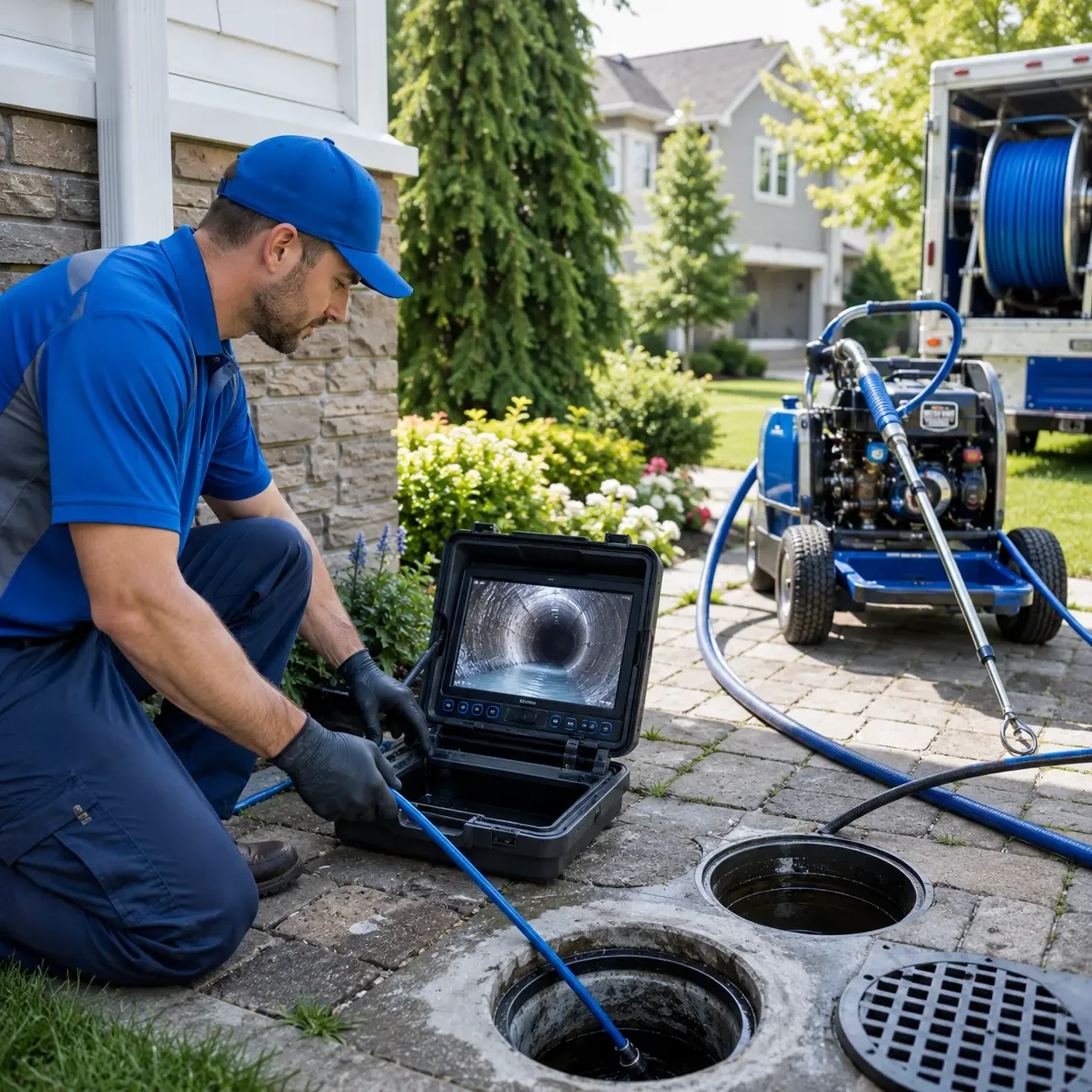 Outdoor drain cleaning professionals serving New Liberty, IA